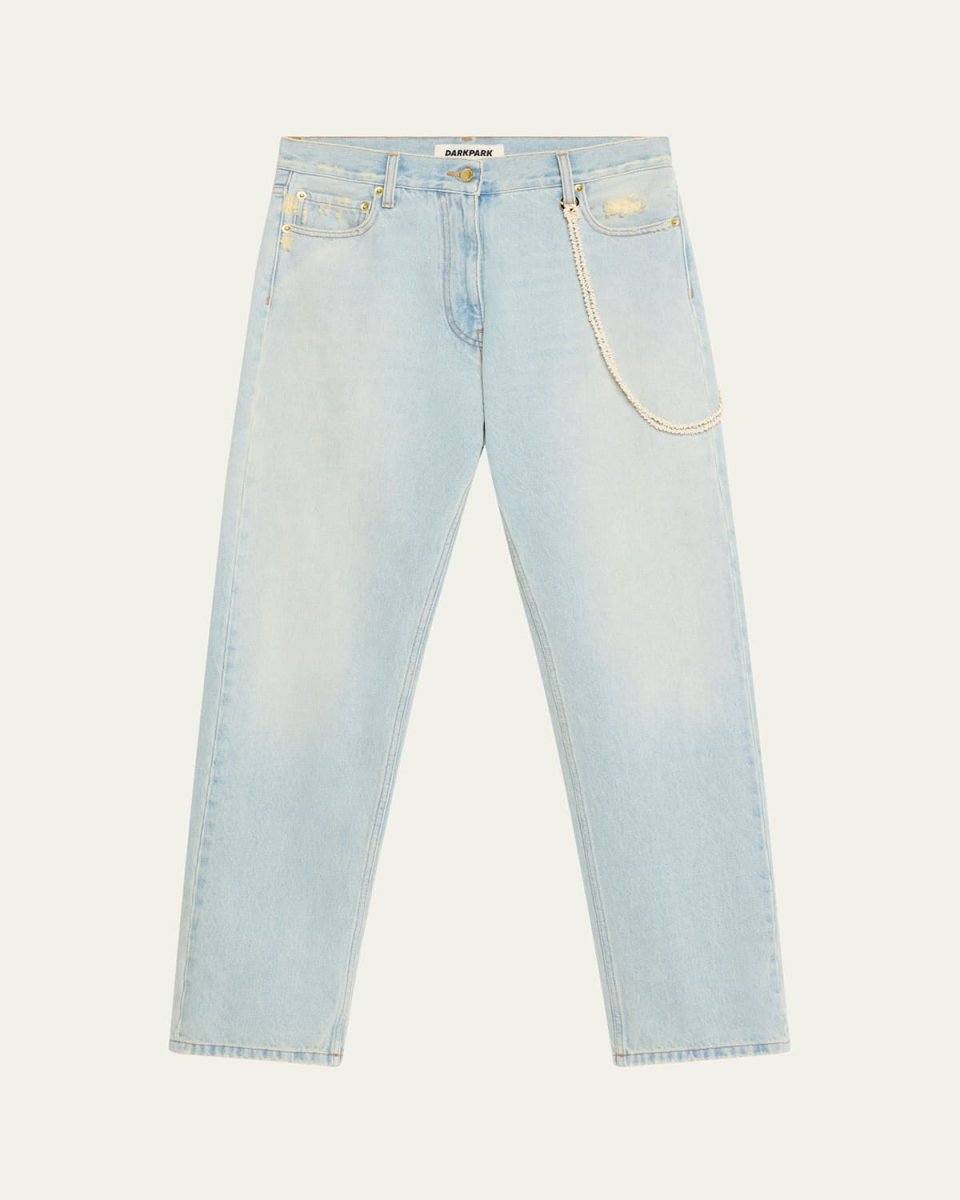 Naomi Boyfriend Jeans with Chain